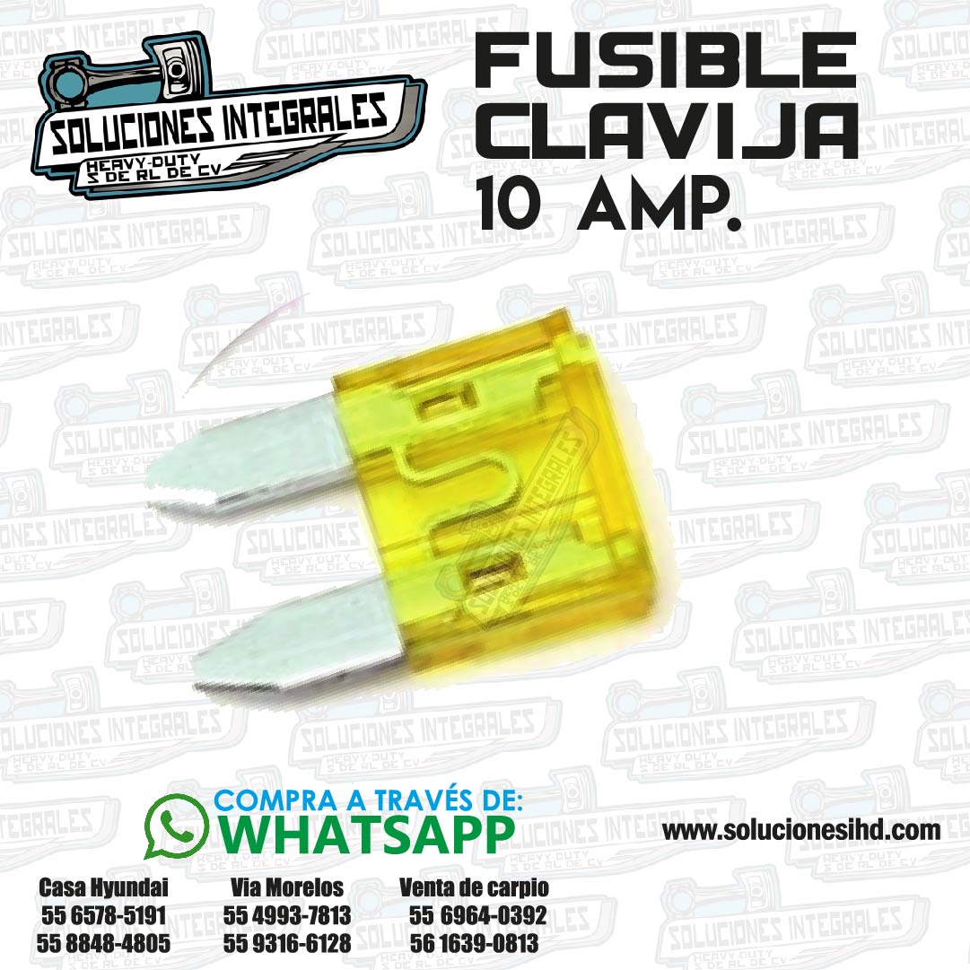 FUSIBLE CLAVIJA 10 AMP-01-01