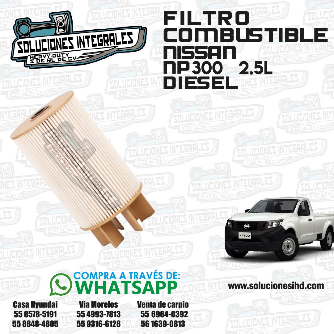 FILTRO COMBUSTIBLE NP300 2.5L DIESEL 16-01