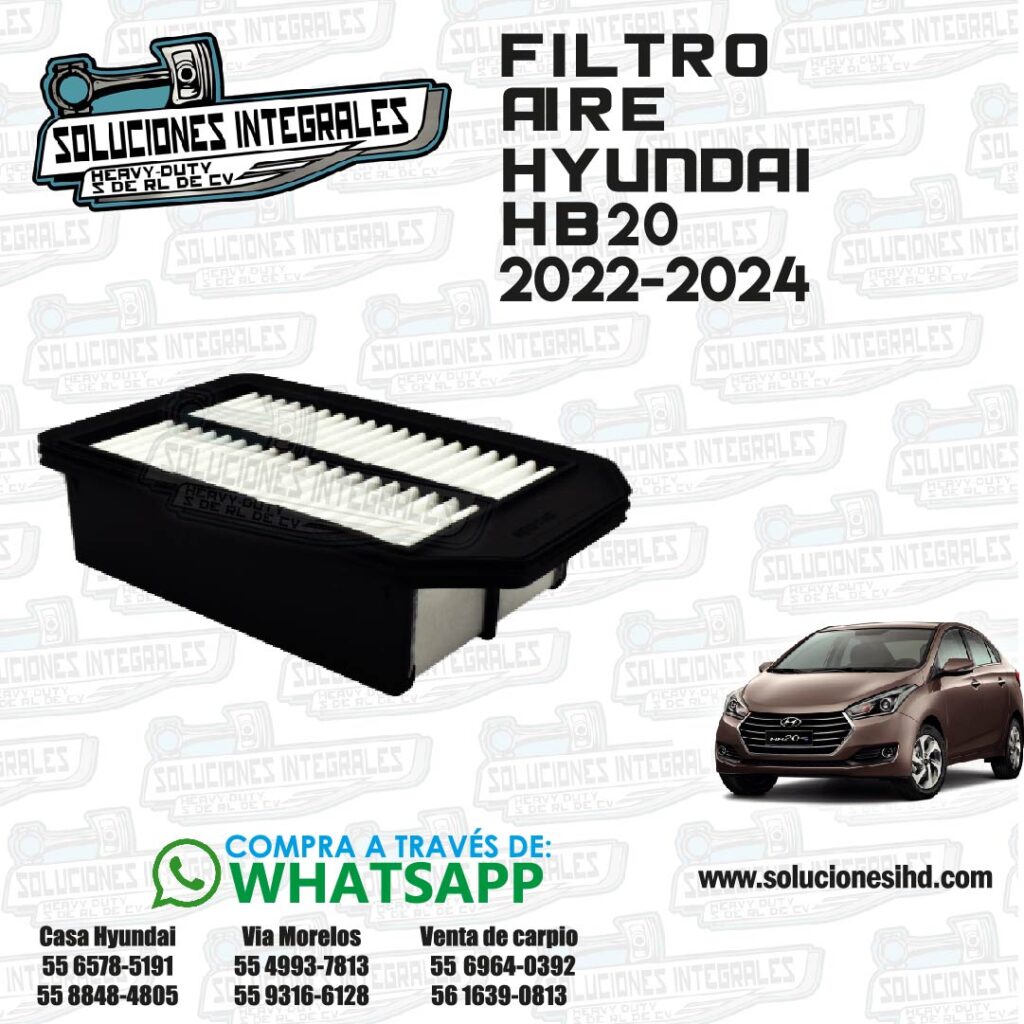 FILTRO AIRE HYUNDAI HB20 22/24 – Soluciones IHD