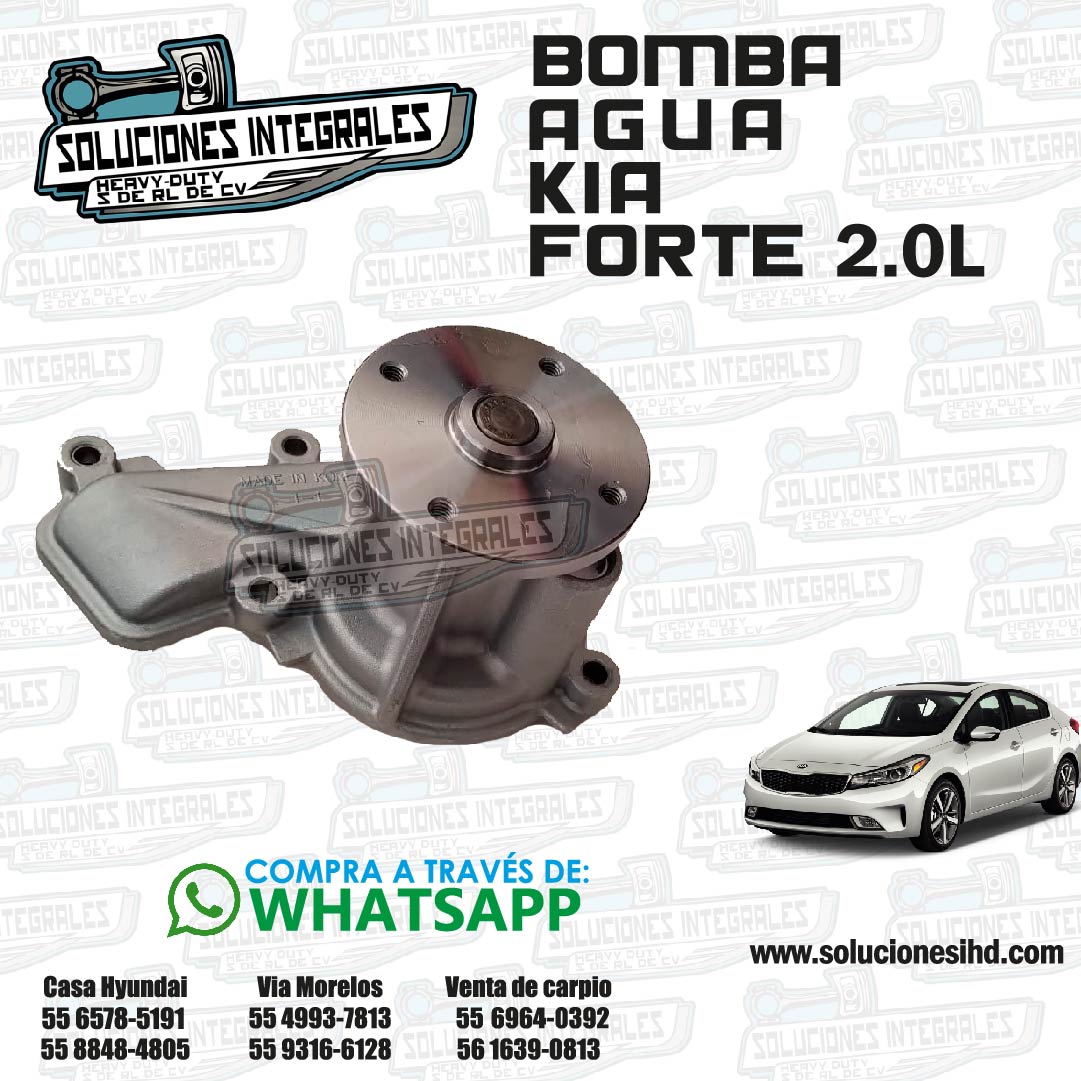 BOMBA AGUA -KIA FORTE 2.0L 16-18-01