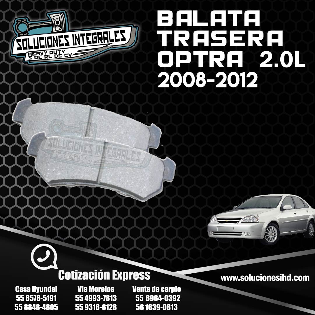 BALATA-TRASERA-GM-OPTRA-LS-2.0L-08-12-01